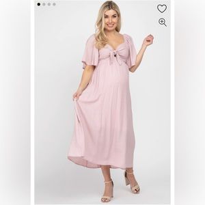 Light Pink Maternity Dress